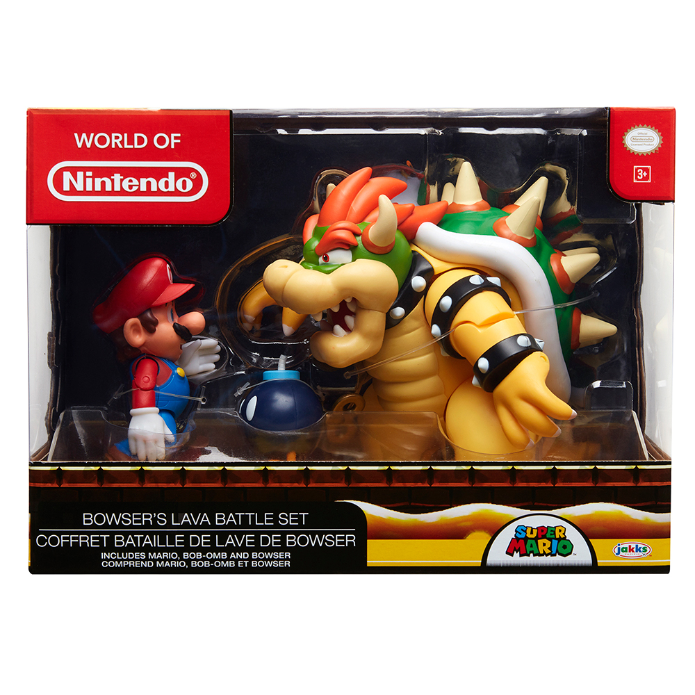 Mario vs. Bowser Lava Battle Set