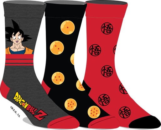 Dragon Ball Z Socks 3-Pack