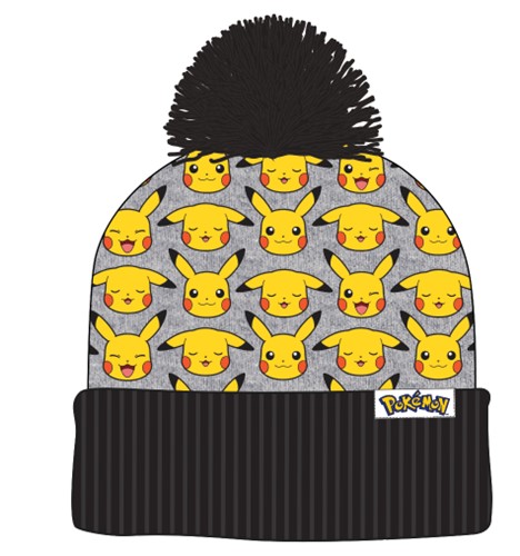 Pokemon Pikachu Kids Beanie with Pom-Pom