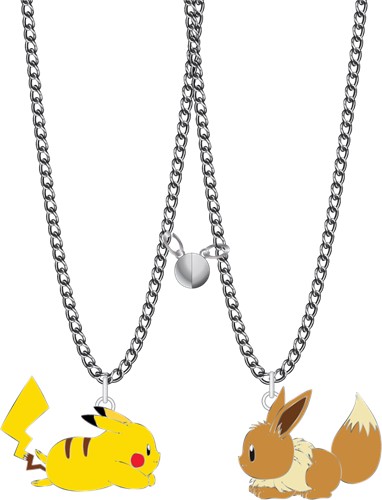 Pokémon : Ensemble de colliers meilleurs amis Pikachu et Évoli