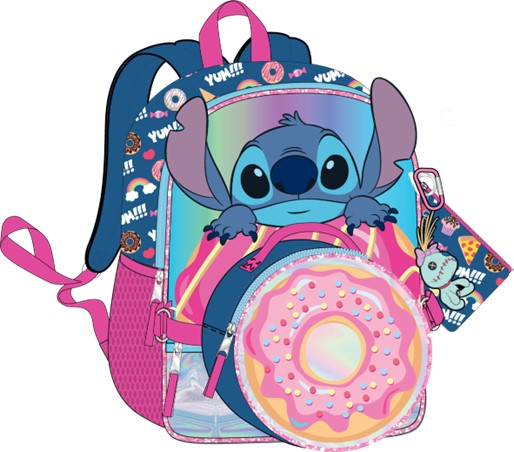 Lilo & Stitch Donut Kids Backpack Set