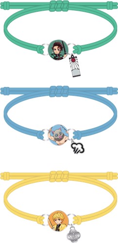 Demon Slayer Cord Bracelets 3-Pack