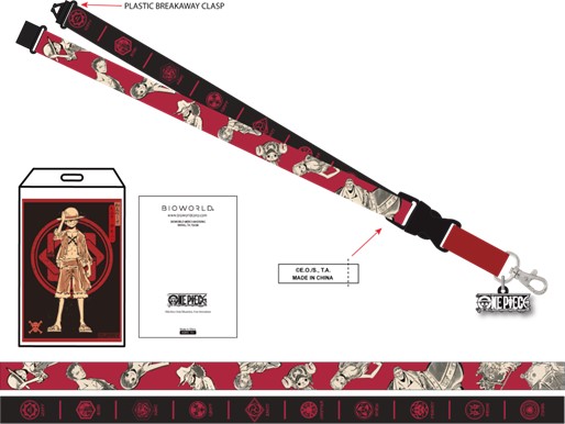 One Piece Printed Lanyard with Cardholder