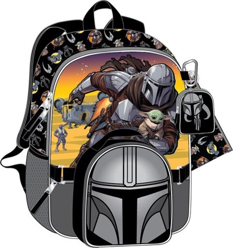 Star Wars Mandalorian Kids Backpack Set
