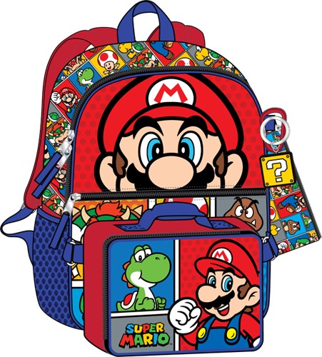 Super Mario Yoshi Kids Backpack Set