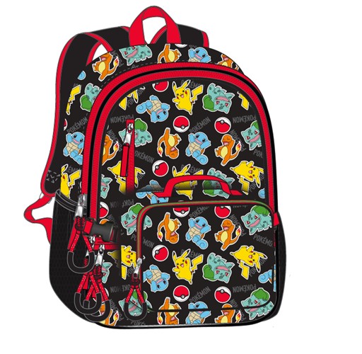 Pokemon Starter Kids Backpack With Lunch Bag Set