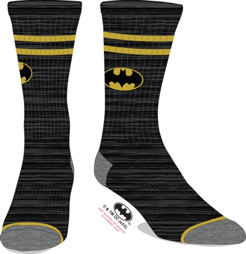 DC Batman Black and Grey Socks