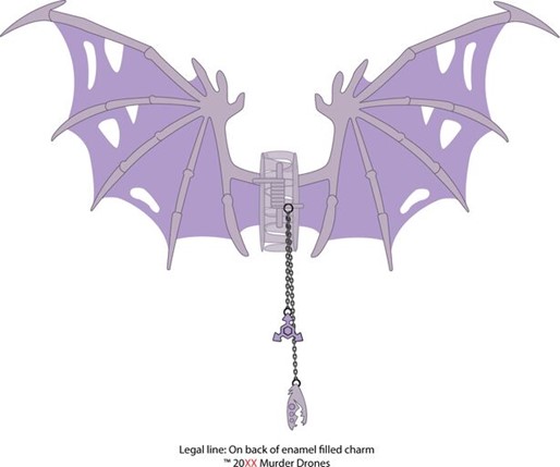 Murder Drones Wings Hairclip