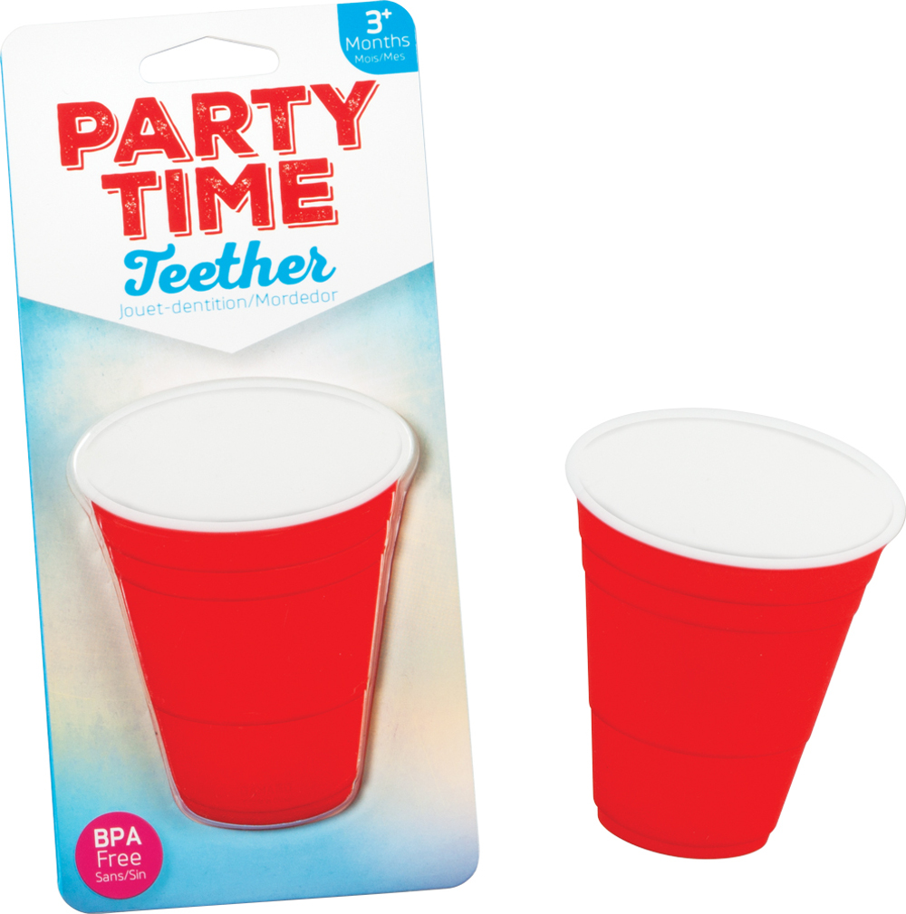 Party Time Teether - Red Cup