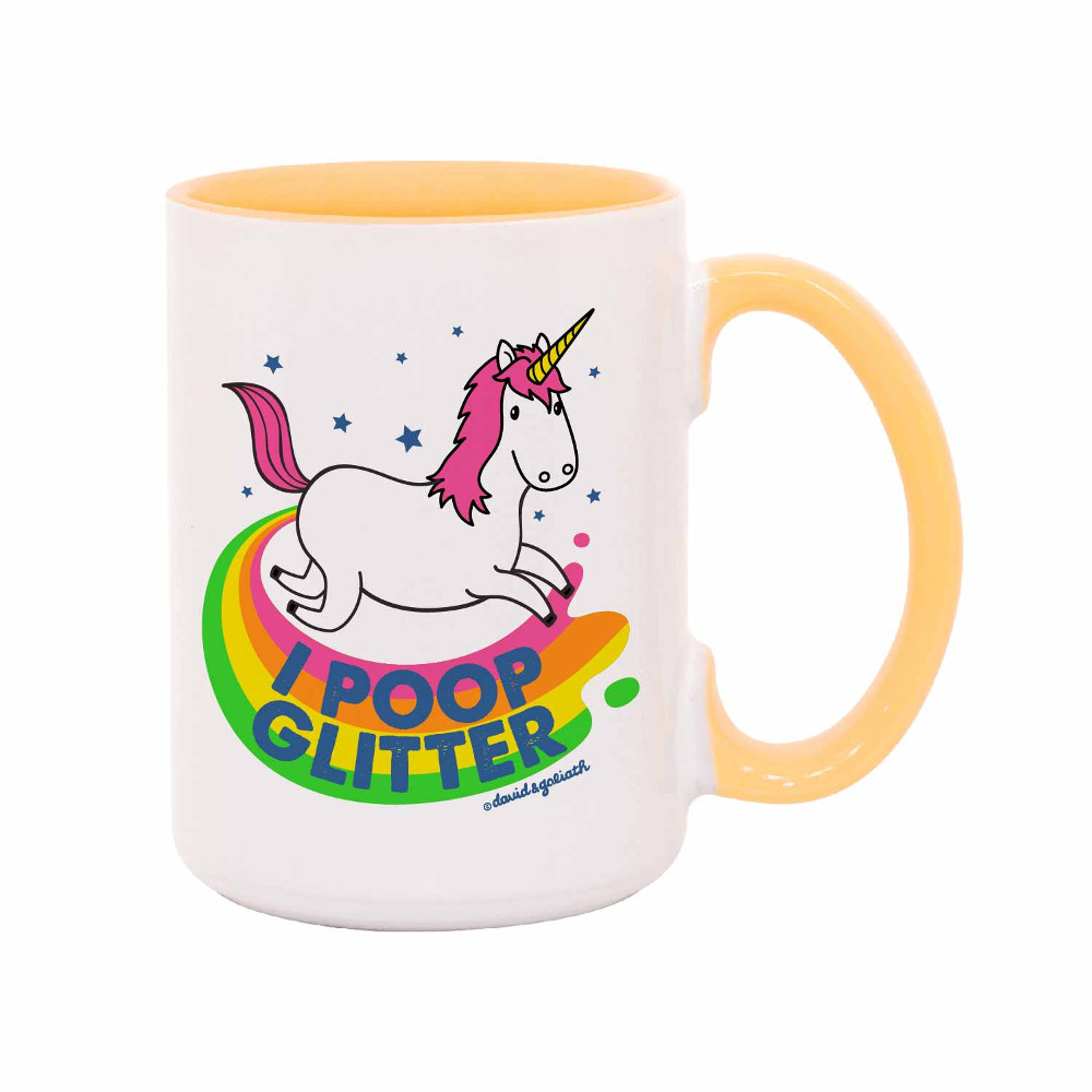 I Poop Glitter Mug
