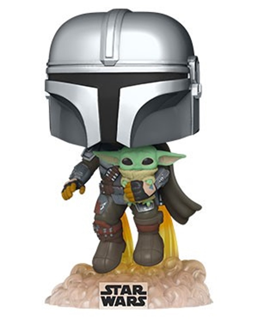 Pop! Star Wars: The Mandalorian - Mando Flying w/Jet Pack