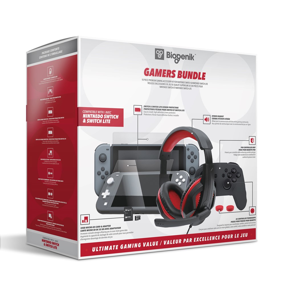 Pack de joueurs Biogenik - Nintendo Switch et Switch Lite