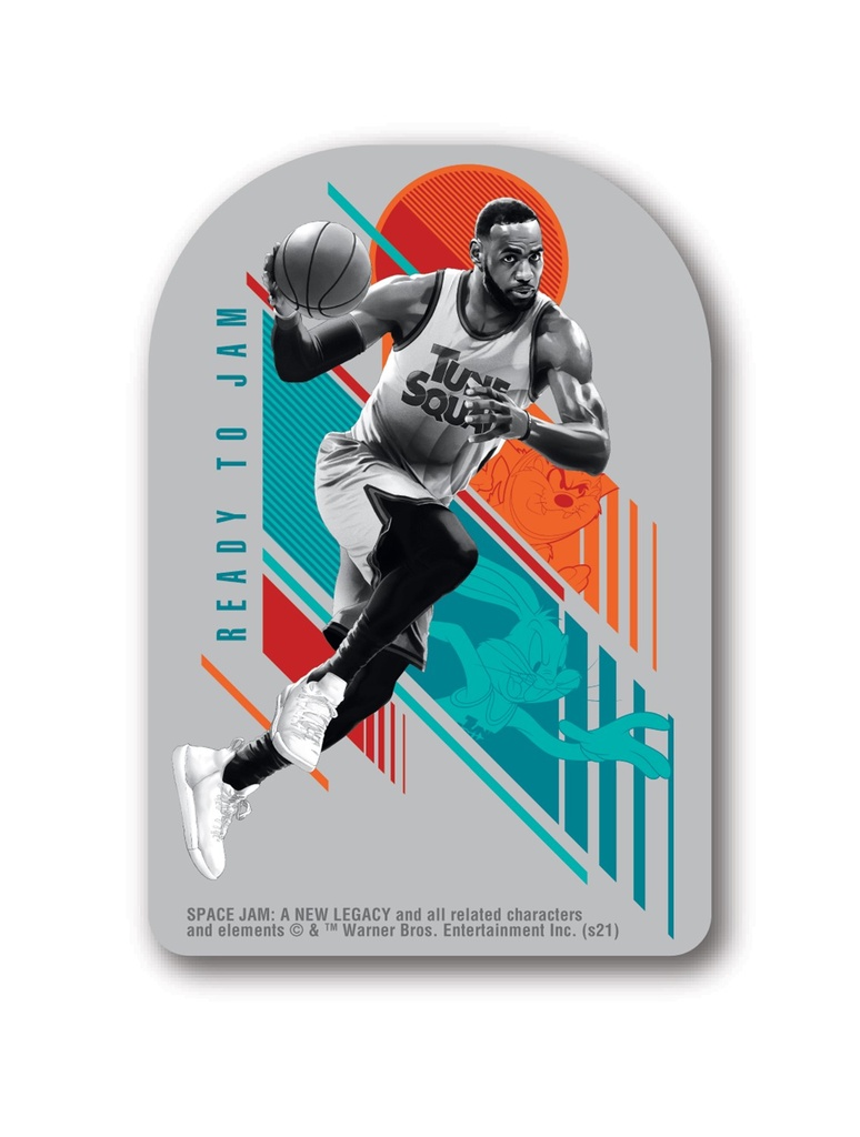 Space Jam Lebron Ready To Jam Sticker