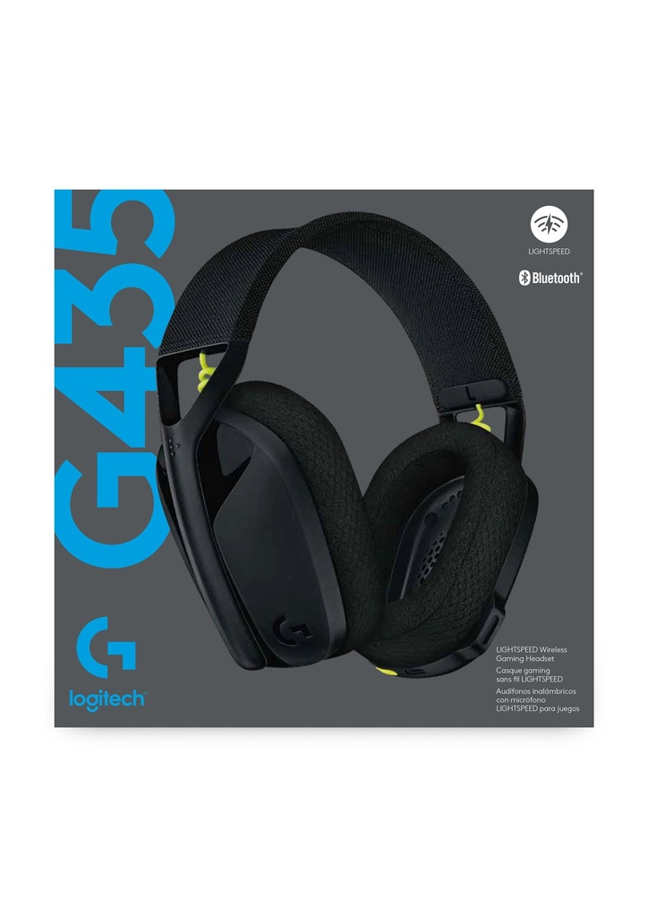 Casque sans fil Logitech G435 noir