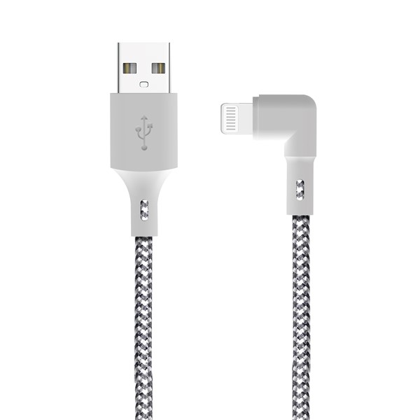 Câble de charge Bio avec connecteur Lightning à angle droit